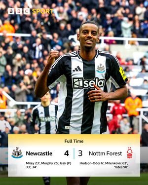 Image post by @BBCSport on Twitter