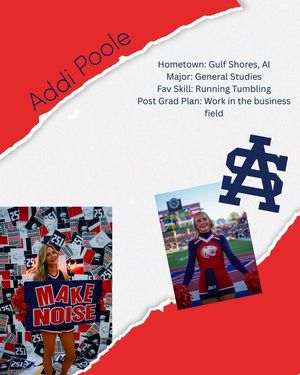 Image post by @southalabama.cheerleading on Facebook