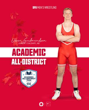 Image post by @sfu_athletics on Instagram