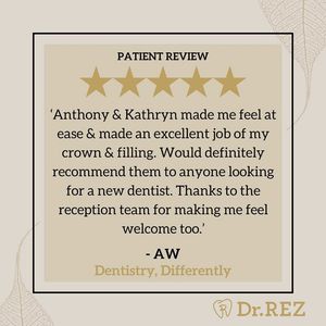 Image post by @drrezdental on Facebook