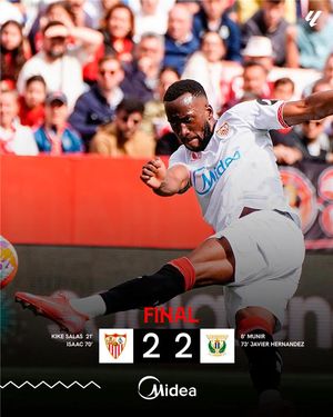 Image post by @SevillaFC on Twitter