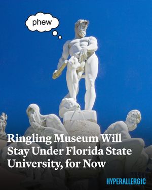 Image post by @hyperallergic on Instagram