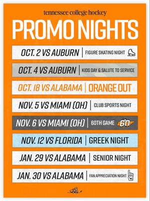 Image post by @tennesseehockey on Instagram