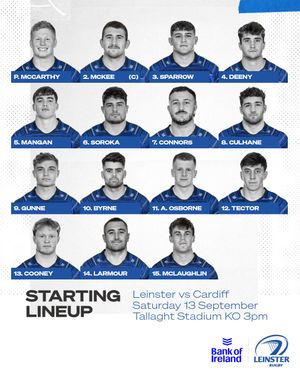Image post by @leinsterrugby on Instagram