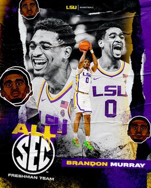 Image post by @LSUBasketball on Twitter