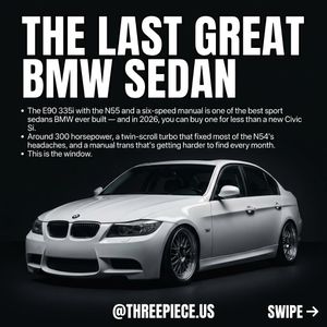 Image post by @threepiece.us on Instagram