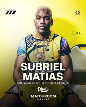 Image post by @MatchroomBoxing on Twitter