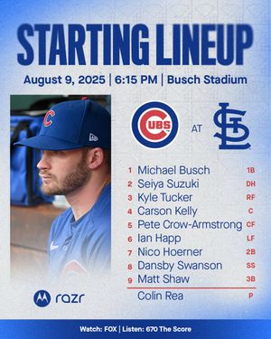 Image post by @Cubs on Twitter