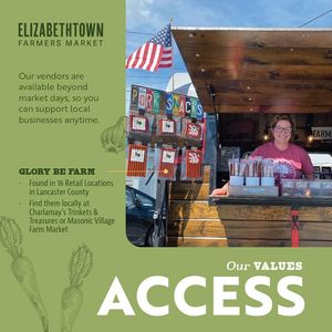 Image post by @Elizabethtown Farmer's Market on Facebook