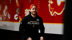 Image post by @NHLFlames on Twitter