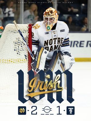 Image post by @nd_hockey on Instagram