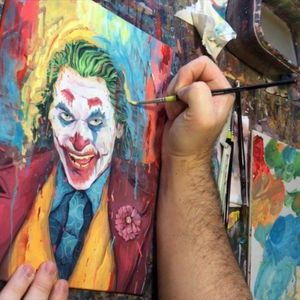 Video post by @RichPellegrinoArt on Facebook