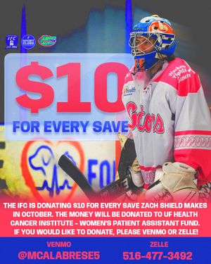 Image post by @ufhockey on Instagram