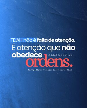 Image post by @tdahfocoevida on Instagram