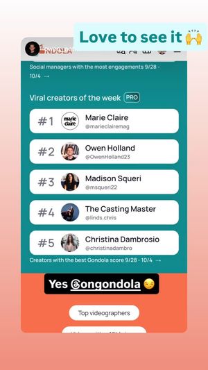 Video post by @ongondola on Instagram