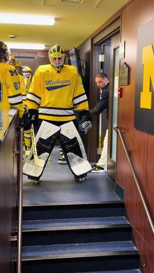 Video post by @umichhockey on TikTok