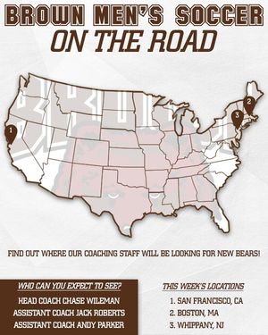 Image post by @BrownU_MSoccer on Twitter