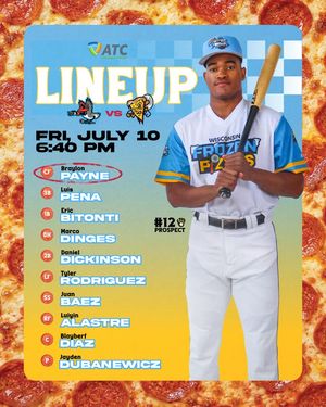 Image post by @WisconsinTimberRattlers on Facebook