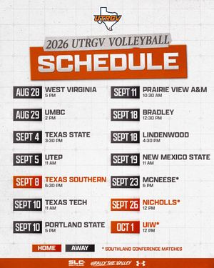 Image post by @utrgvvolleyball on Instagram