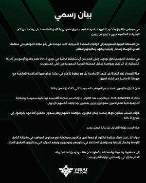 Image post by @VegasFalcons on Twitter