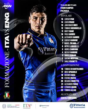 Image post by @italrugby on Instagram