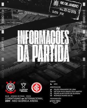 Image post by @corinthians on Instagram