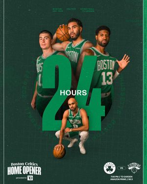 Image post by @celtics on Twitter/X