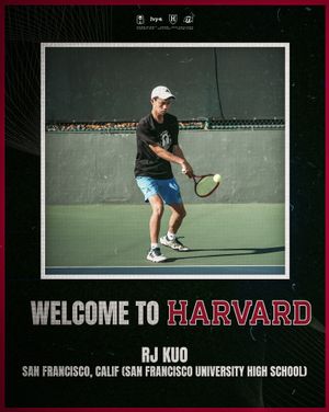 Image post by @harvardmenstennis on Instagram