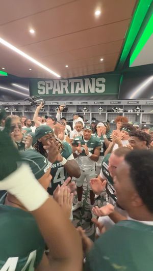 Video post by @michiganstatefootball on Facebook