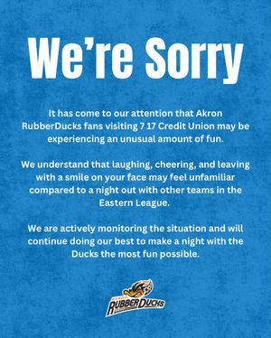 Image post by @akronrubberducks on Instagram