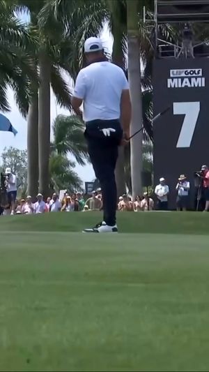 Video post by @livgolfleagueofficial on Facebook