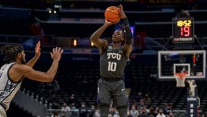 Image post by @TCUBasketball on Twitter