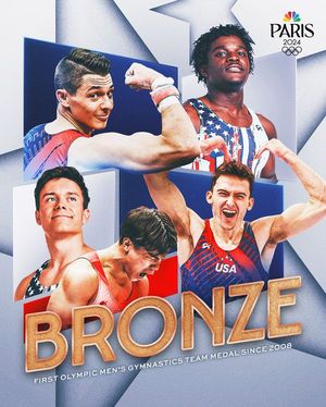 Image post by @nbcolympics on Facebook