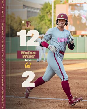 Image post by @fsusoftball on Instagram