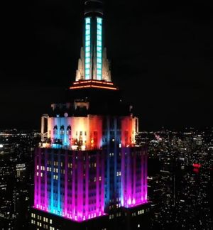 Image post by @EmpireStateBldg on Twitter