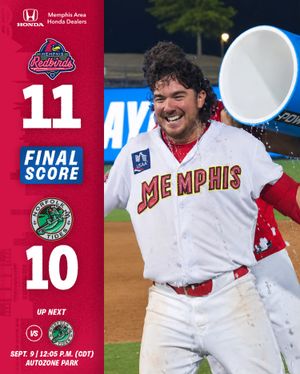 Image post by @memphisredbirds on Instagram