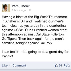 Image post by @pacifictigers on Instagram