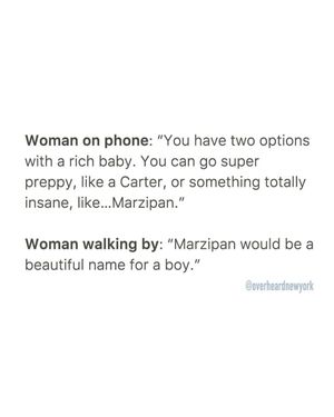 Image post by @overheardnewyork on Instagram