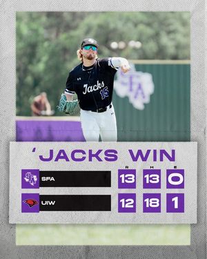 Image post by @sfa.baseball on Facebook