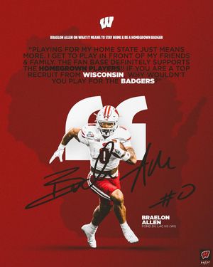 Image post by @badgerfootballrecruiting on Instagram