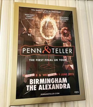 Image post by @pennandtellerlive on Instagram