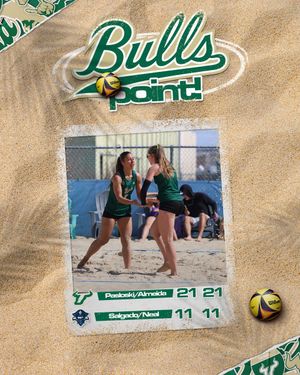 Image post by @USF_BeachVB on Twitter