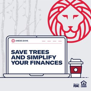 Image post by @amerisbank on Facebook