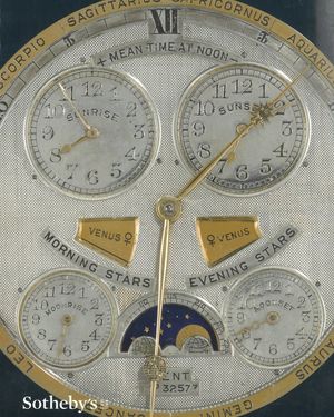 Image post by @sothebyswatches on Instagram