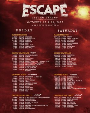 Image post by @EscapeHalloween on Twitter