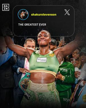 Image post by @daznboxing on Instagram