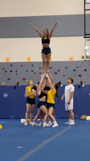 Video post by @butlertornadocheer on Facebook