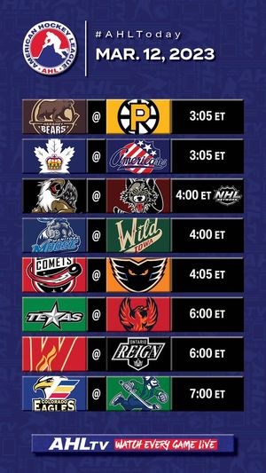 Image post by @TheAHL on Twitter