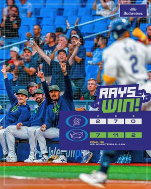 Image post by @RaysBaseball on Twitter