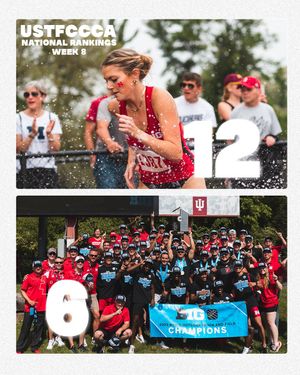 Image post by @NUTrackandField on Twitter